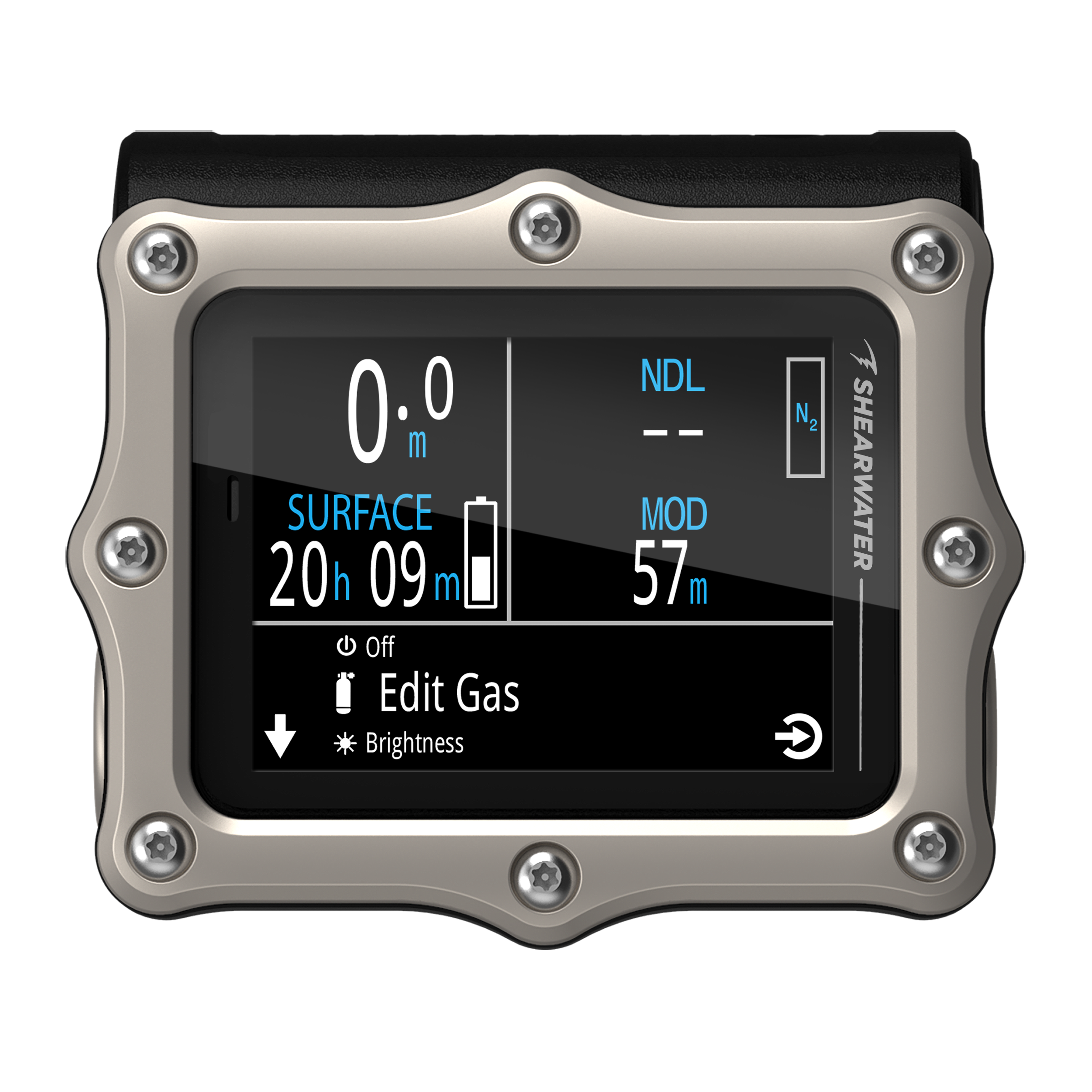 Shearwater Perdix 3 AI compatible con transmisores de presión