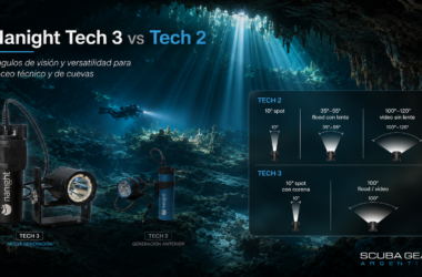 Nanight Tech 3: una nueva generación de linternas para buceo técnico y de cuevas